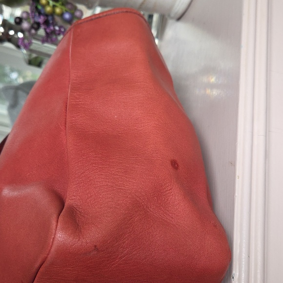 COACH Italian Red Clay/Rust East West Tote - Picture 8 of 14